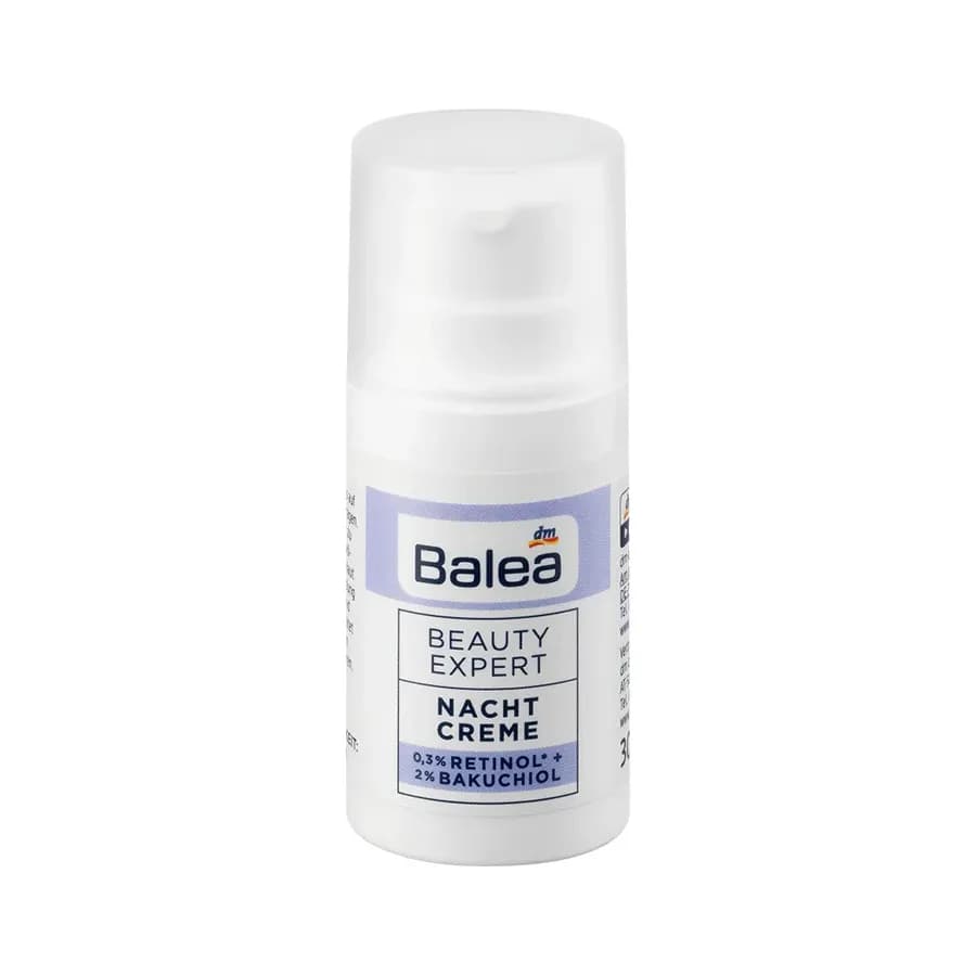 Balea Beauty Expert Night Cream 0.3% Retinol & 2% Bakuchiol 30ml 2