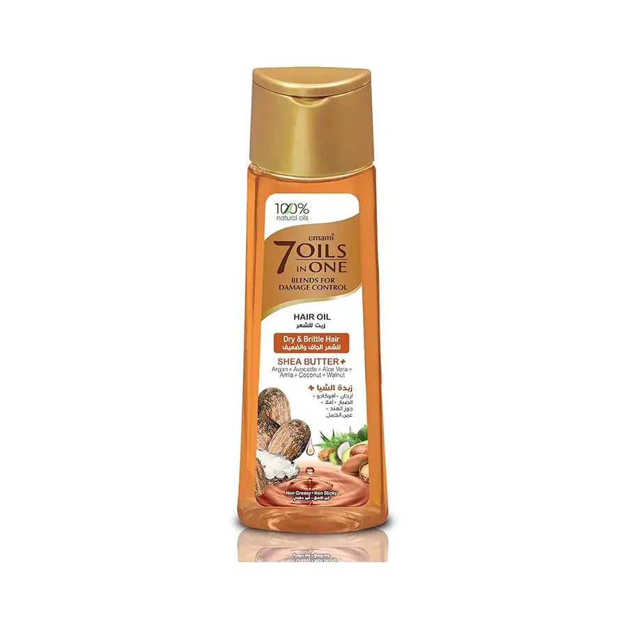 Emami 7 Oils In One For Damage Control Hair Oil Shea Butter 200 ml 1