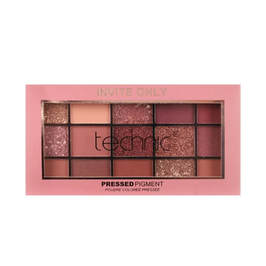 Technic Pressed Pigment Eye Shadow Palette Invite Only 1