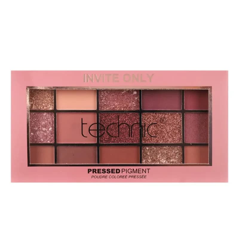 Technic Pressed Pigment Eye Shadow Palette Invite Only 3