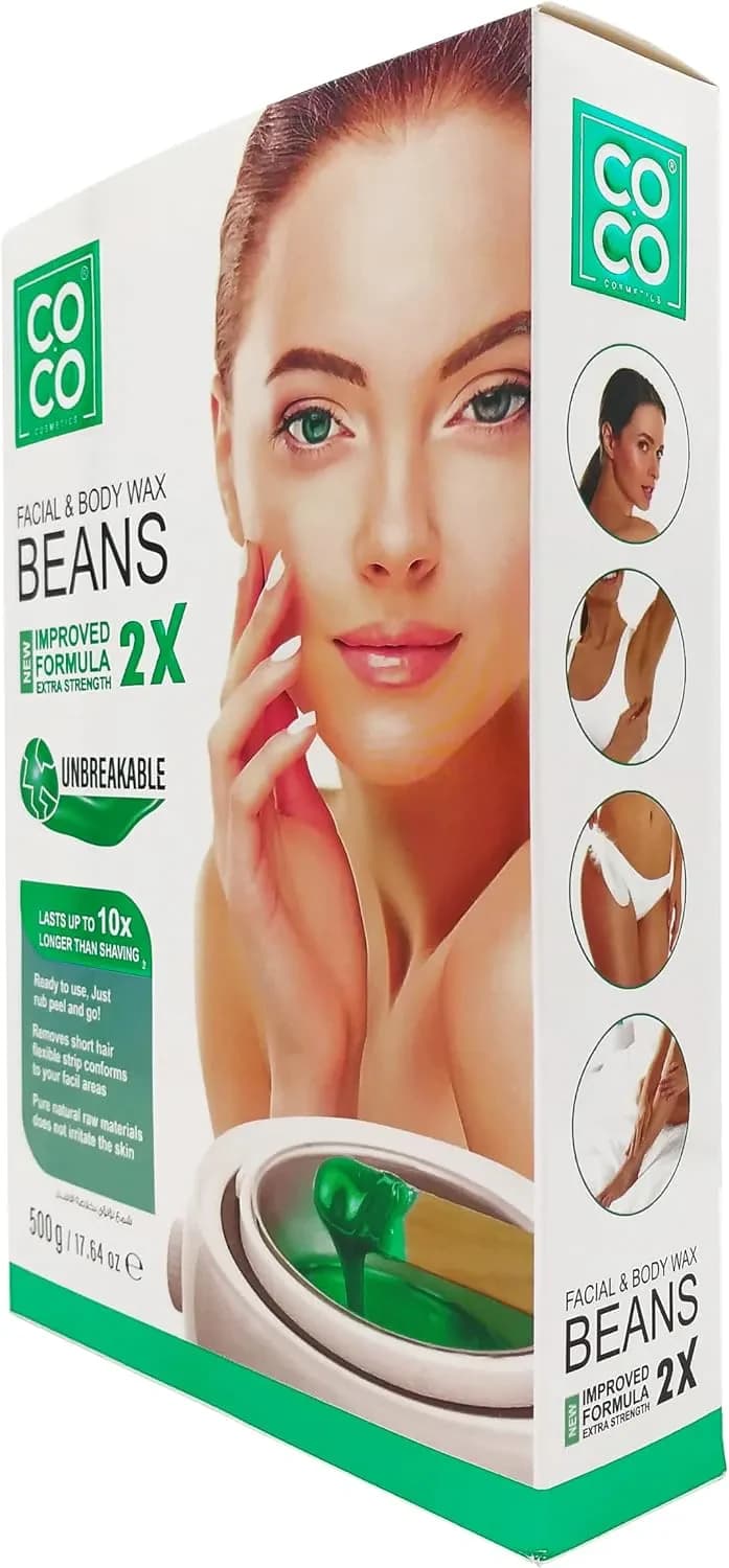 Coco Wax Beans Sea Mud Wax Green Apple 500gm