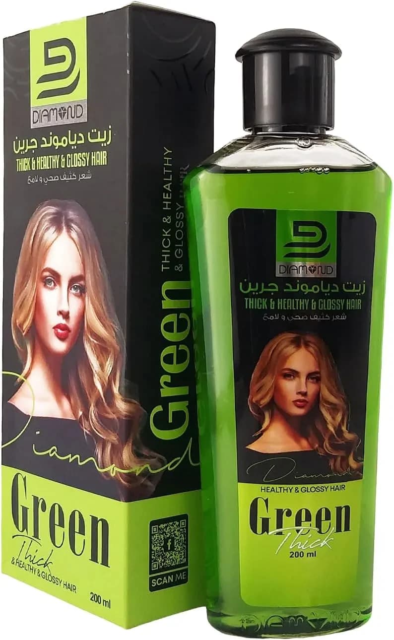 Diamond Green Hair Oil For Thickhealthe & Glossy Hair 200 ml