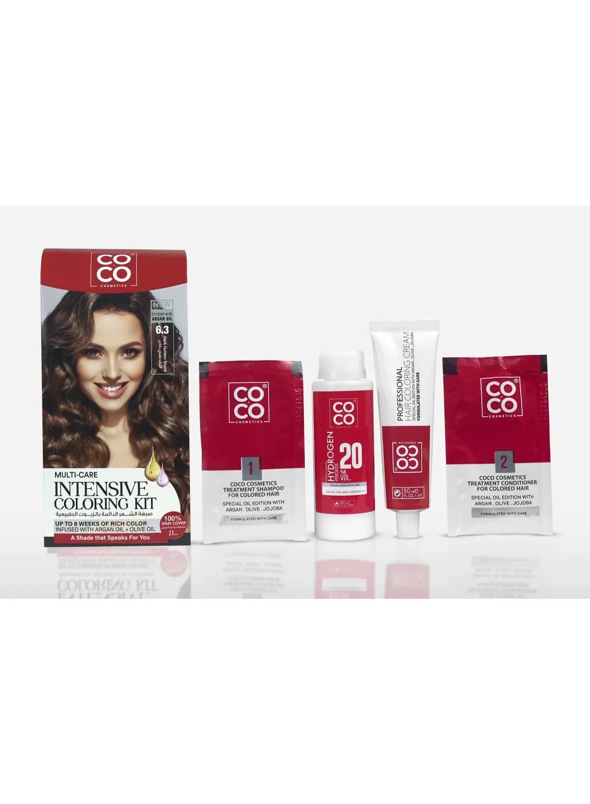 Coco Wax Multi Care Intensive Coloring Kit 6.3 Dark Golden Blond