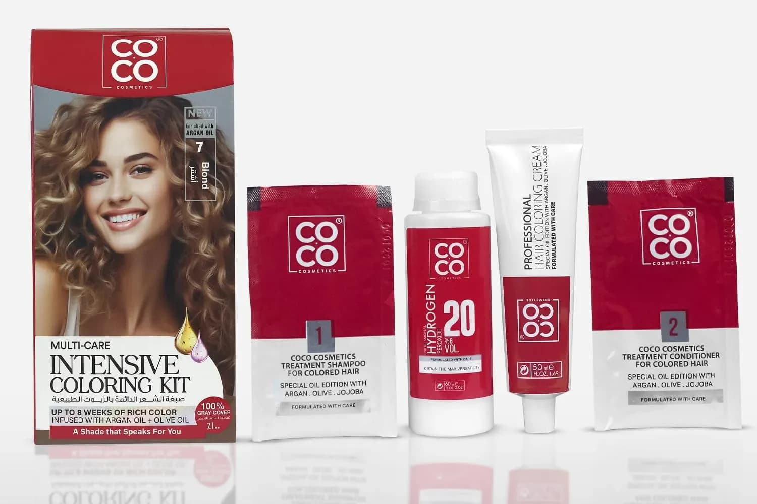 Coco Wax Multi Care Intensive Coloring Kit 7 Blond