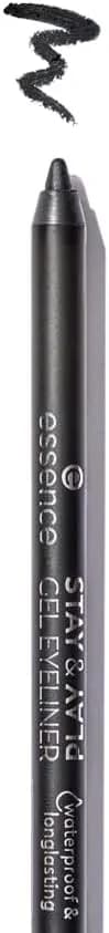 Essence Stay & Play Gel Eyeliner 01 Black Reven