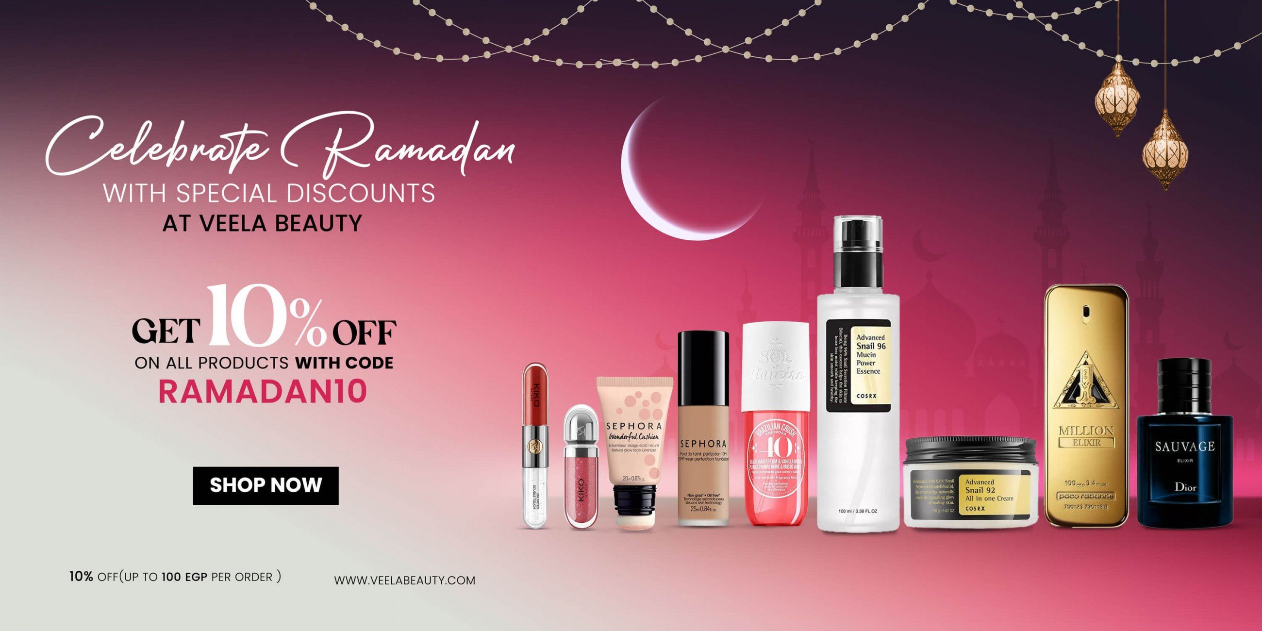 Veela Beauty Sale - Up to 50% off on Skincare & Makeup Products