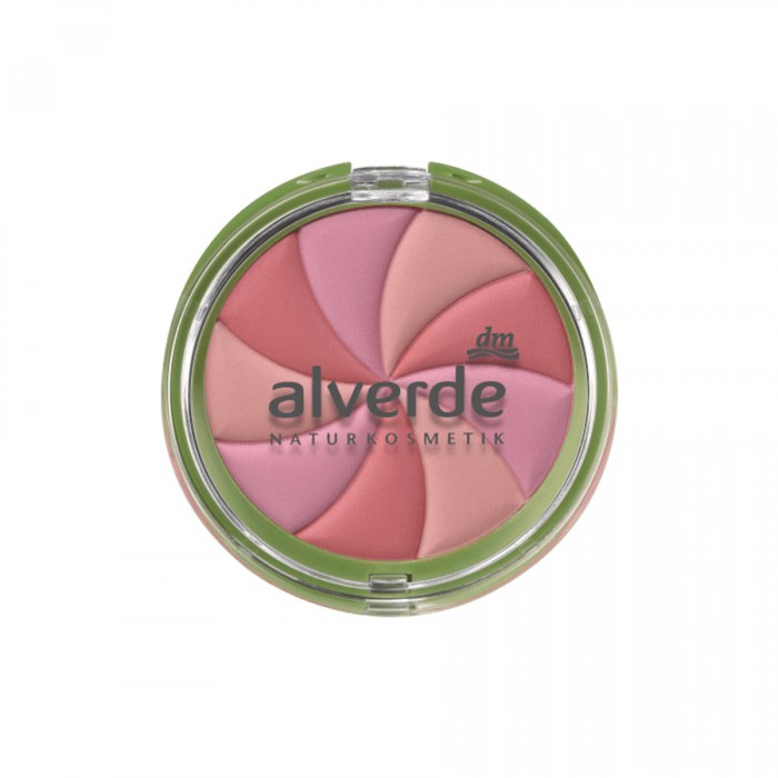 Alverde Rouge Swirly Rouge Matte Pink 10 -The Swirly Rouge shine bronze 20 from alverde Naturkosmetik is a light, natural powder blush that is wonderfully easy to apply. -It ensures a fresh look. The coordinated tones gi | Veela Beauty Alverde Rouge Swirly Rouge Matte Pink 10 | فييلا