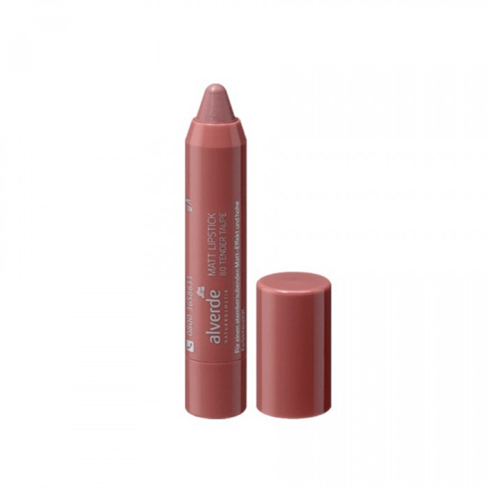 Alverde Matt Lipstick Tender Taupe 80 -Matt finish -The creamy formulation of alverde NATURKOSMETIK Matt Lipstick -tender taupe 80 is easy to apply and gives the lips a well-groomed appearance. -It contains a combinati | Veela Beauty Alverde Matt Lipstick Tender Taupe 80 -Matt finish -The creamy formulation of alverde NATURKOSMETIK Matt Lipstick -tender taupe 80 is easy to apply and gives the lips a well-groomed appearance. -It contains a combinati | Veela Beauty
