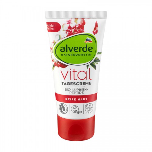 Alverde Vital Day Cream Organic Lupine Peptides 50 Ml Alverde Vital Day Cream Organic Lupine Peptides 50 Ml