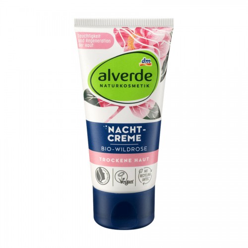 Alverde Night Cream Organic Wild Rose 50 ml Alverde Night Cream Organic Wild Rose 50 ml