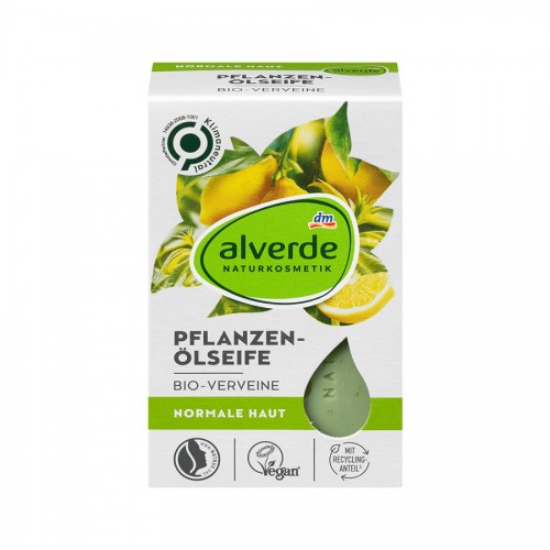 Alverde Vegetable Oil Soap Organic Verveine 100 g Alverde Vegetable Oil Soap Organic Verveine 100 g