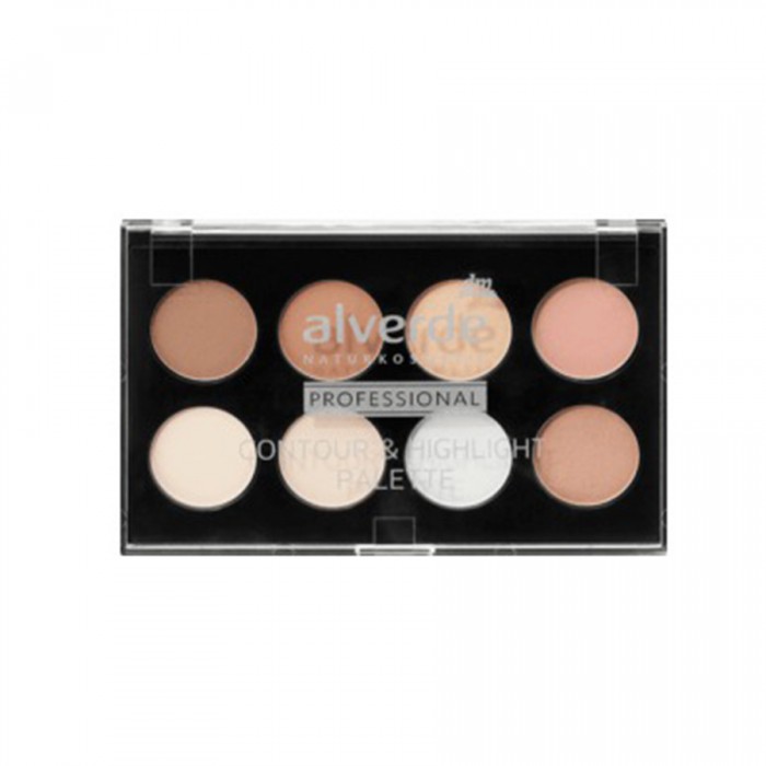 Alverde Natural Cosmetics Contour & Highlight Palette 8 g -Alverde natural cosmetics contour and highlight palette, 1 x 8 g. -The contour and highlight palette of alverde natural cosmetics is perfect for all make-up tec | Veela Beauty Alverde Natural Cosmetics Contour & Highlight Palette 8 g |