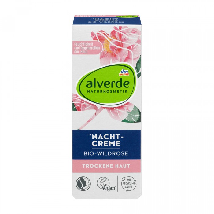 Alverde Night Cream Organic Wild Rose 50 ml | فييلا