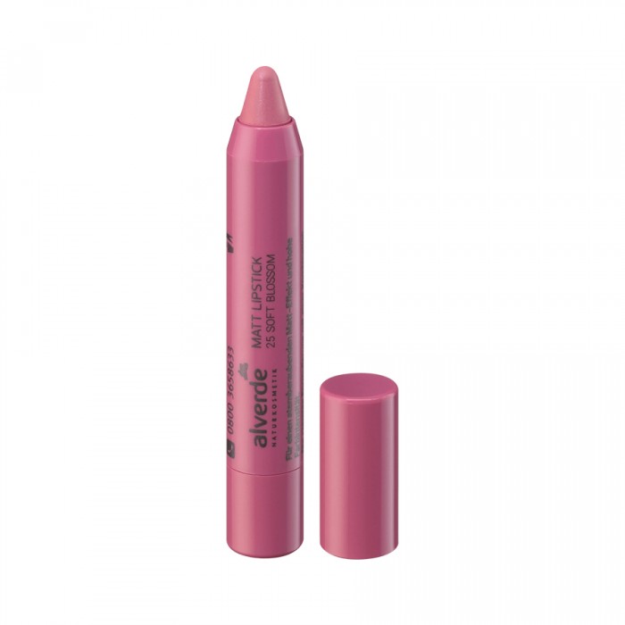 Alverde Matt Lipstick Soft Blossom 25 -Matt finish -The creamy formulation of alverde NATURKOSMETIK Matt Lipstick -tender taupe 80 is easy to apply and gives the lips a well-groomed appearance. -It contains a combination | Veela Beauty Alverde Matt Lipstick Soft Blossom 25 -Matt finish -The creamy formulation of alverde NATURKOSMETIK Matt Lipstick -tender taupe 80 is easy to apply and gives the lips a well-groomed appearance. -It contains a combination | Veela Beauty