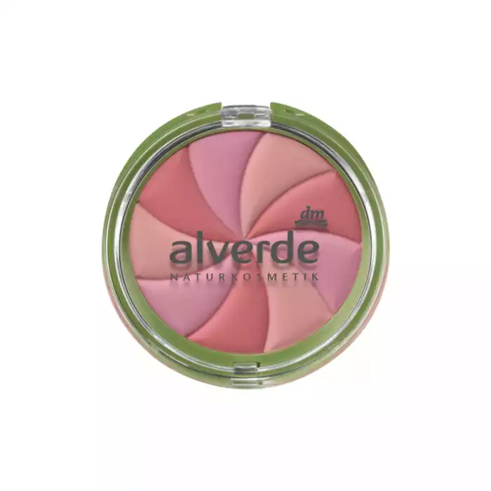 Alverde Rouge Swirly Rouge Matte Pink 10 -The Swirly Rouge shine bronze 20 from alverde Naturkosmetik is a light, natural powder blush that is wonderfully easy to apply. -It ensures a fresh look. The coordinated tones gi | Veela Beauty Alverde Rouge Swirly Rouge Matte Pink 10 | فييلا