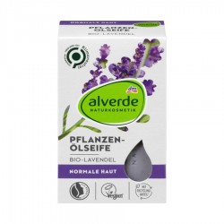 Alverde Vegetable oil soap organic lavender 100 g |Veela