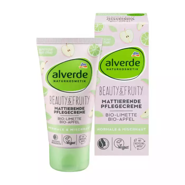 Alverde Beauty & Fruity Day Cream 50 ml -كريم الوجه النباتي للبشرة
