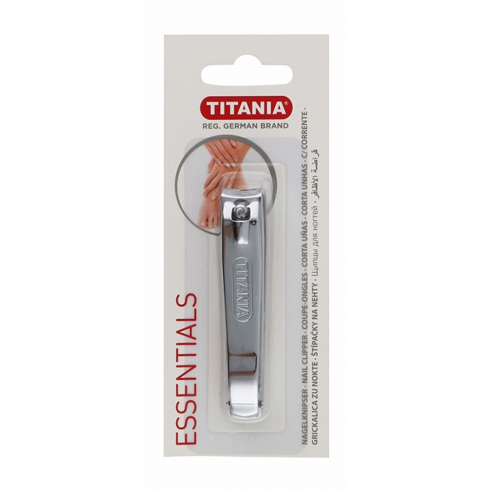 Titania Essentials Silver Nail Clipper | Veela Beauty | فييلا بيوتي