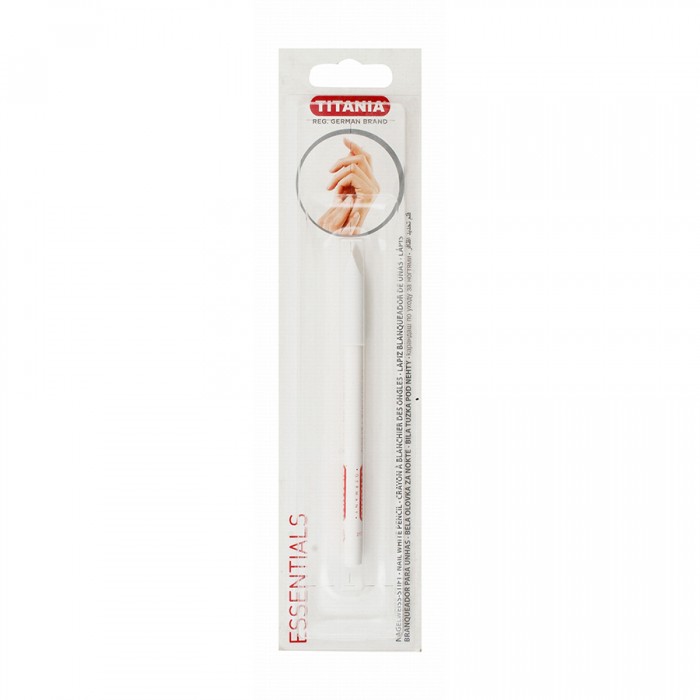 Titania Essentials White Nail Pencil | Veela Beauty | فييلا بيوتي