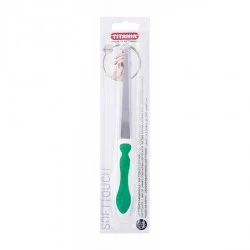 Titania Soft Touch Green & White Sapphire Nail File |Veela