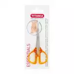 Titania Essentials Orange Stainless Steel Nail Scissors