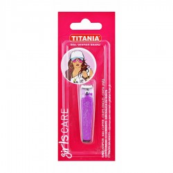 Titania Girls Care Purple Nail Clipper |Veela Beauty
