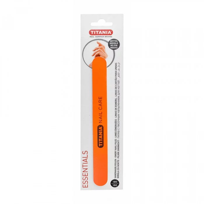 Titania Orange Nail File | Veela Beauty | فييلا بيوتي