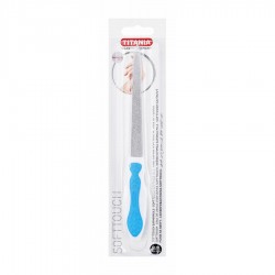 Titania Soft Touch Blue & White Sapphire Nail File |Veela