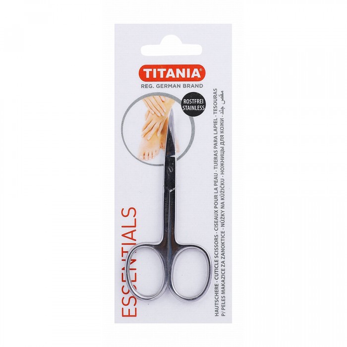 Titania Essentials Stainless Steel Cuticle Scissors | Veela Beauty | فييلا بيوتي