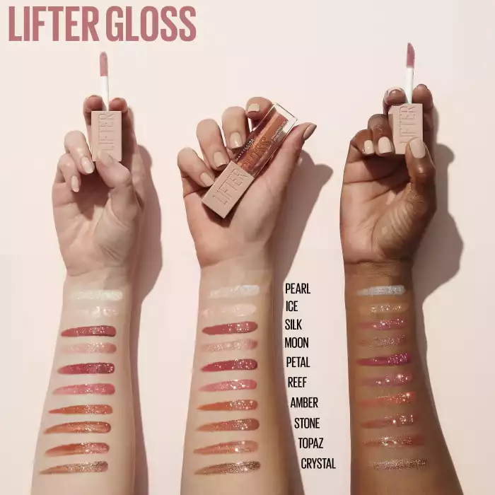 Maybelline Lifter Gloss 04 Silk with Hylouranic Acid ميبلين رافع الحرير اللامع 04 مع
