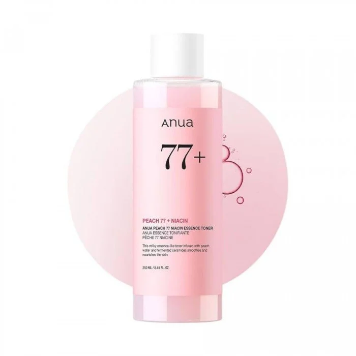Anua Peach 77 Niacin Essence Toner 250ml
Description:With 77% Prunus Persica (Peach) Fruit Extract, this hydrating toner not Anua Peach 77 Niacin Essence Toner 250ml
Description:With 77% Prunus Persica (Peach) Fruit Extract, this hydrating toner not