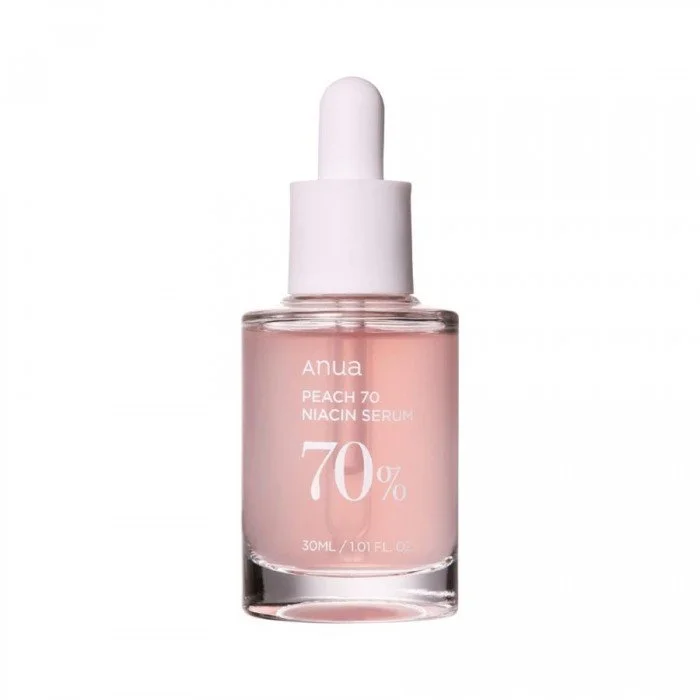 Anua Peach 70% Niacinamide Serum 30ml
Product Description:This facial serum instantly delivers a glass-skin glow and, over time