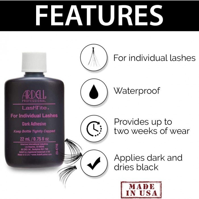 Ardell LashTite Adhesive Dark 22ml | Veela Beauty