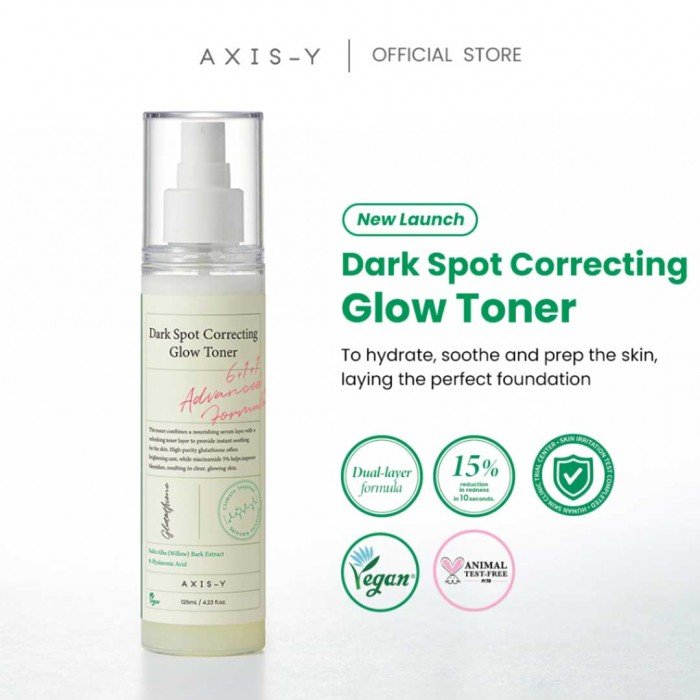 AXIS-Y Dark Spot Correcting Glow Toner 125 ML
Dark Spot Correcting Glow TonerElevate your skincare routine with the Dark Spot