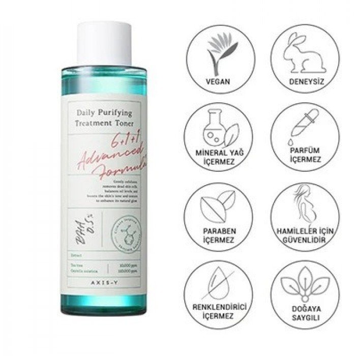 AXIS-Y Daily Purifying Treatment Toner 200ml Daily Purifying Treatment TonerExfoliating + Soothing | Veela Beauty