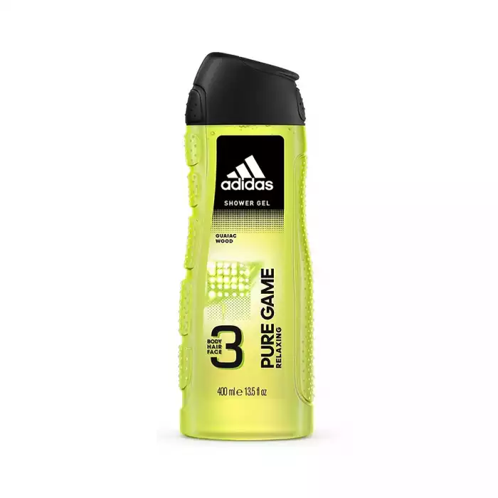 Adidas Shower Gel Pure Game 3 in 1 Relaxing 400ml | Veela Adidas Shower Gel Pure Game 3 in 1 Relaxing 400ml | Veela