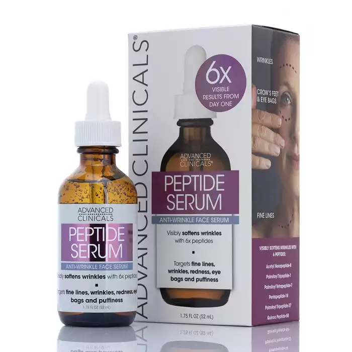 Our Peptide Serum is made with six powerful peptides that are proven to diminsh the look of premature aging and improve skin elasticity. Peptides are made up of amino acids that boost proteins such as collagen, keratin, | Veela Beauty Our Peptide Serum is made with six powerful peptides that