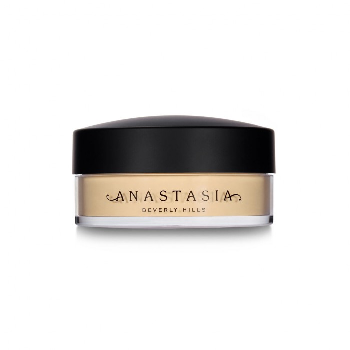 Anastasia Beverly Hills Loose Setting Powder perfects, brightens, and sets makeup in place with ease. This lightweight, super fine powder formula goes on smoothly as it absorbs oil, minimizes shine, and leaves you with a | Veela Beauty Anastasia Beverly Hills Loose Setting Powder perfects