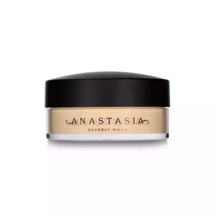 Anastasia Beverly Hills Loose Setting Powder perfects, brightens, and sets makeup in place with ease. This lightweight, super fine powder formula goes on smoothly as it absorbs oil, minimizes shine, and leaves you with a | Veela Beauty Anastasia Beverly Hills Loose Setting Powder perfects