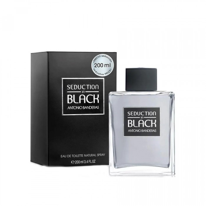 أنطونيو بانديراس سيداكشن إن بلاك أو دي تواليت للرجال 200 مل Seduction in Black (Eau