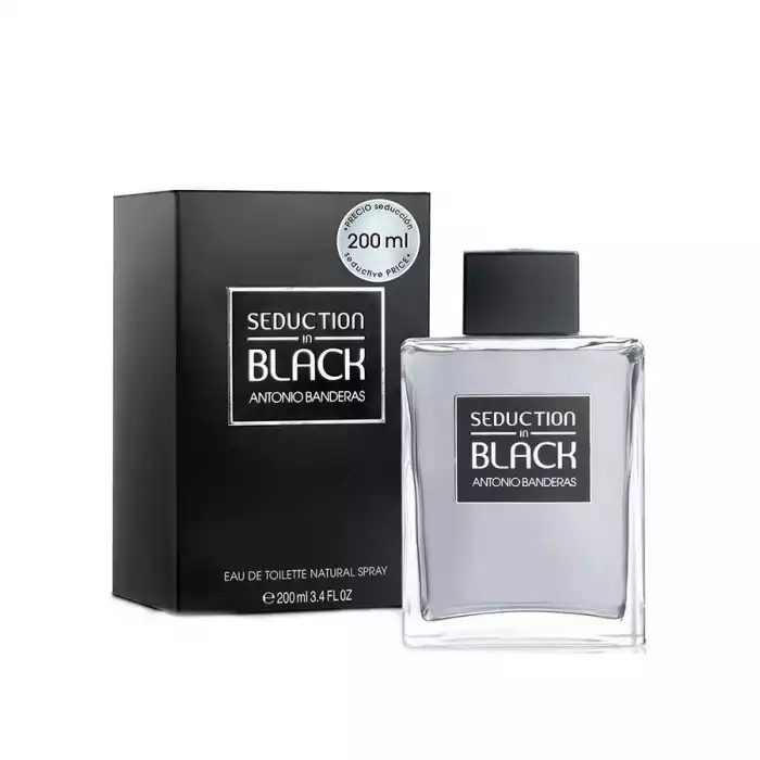 Antonio Banderas Seduction In Black Eau De Toilette For Men 200Ml Seduction in Black (Eau de Toilette) is a perfume by Antonio Antonio Banderas Seduction In Black Eau De Toilette For Men 200Ml Seduction in Black (Eau de Toilette) is a perfume by Antonio