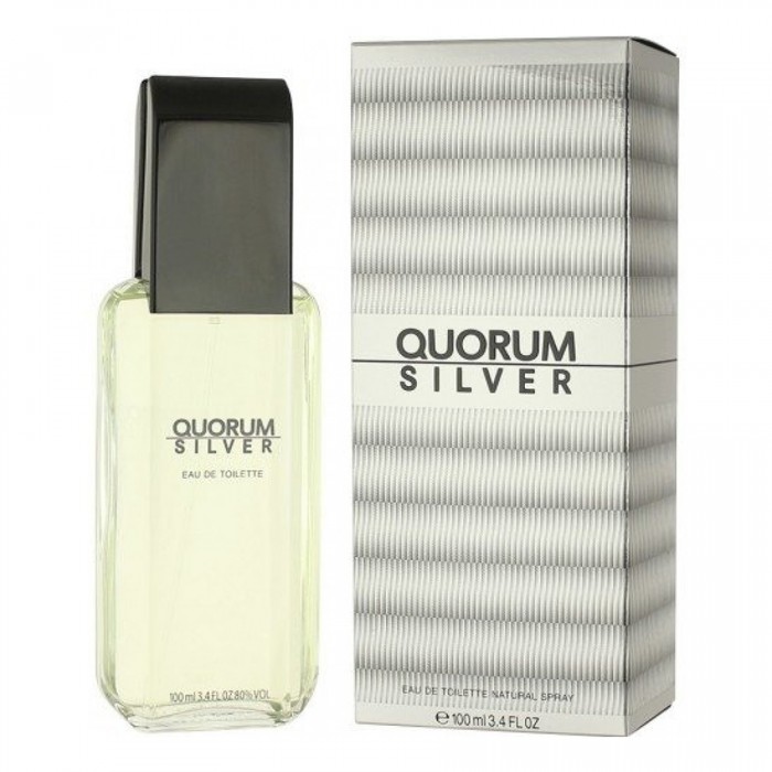 Antonio Puig Quorum Silver EDT Spray For Men 100mlTop Antonio Puig Quorum Silver EDT Spray For Men 100mlTop