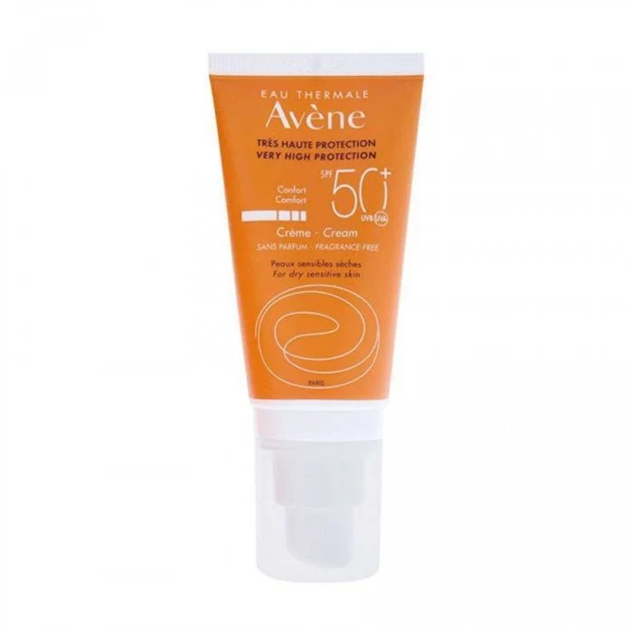 Avene SPF50+ Cream, is Very high sun protection cream for