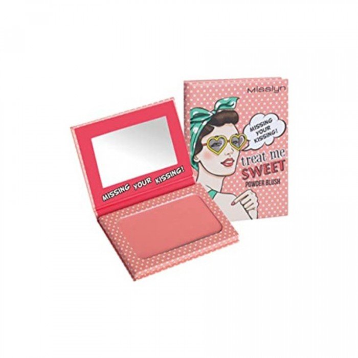 Misslyn Treat Me Sweet Powder Blusher Pink | Veela Beauty Misslyn Treat Me Sweet Powder Blusher Pink | Veela Beauty