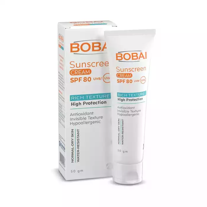 بوباي كريم واقي من الشمس SPF 80 صن سكرين بوباي كريم بمعامل حماية 80وصف