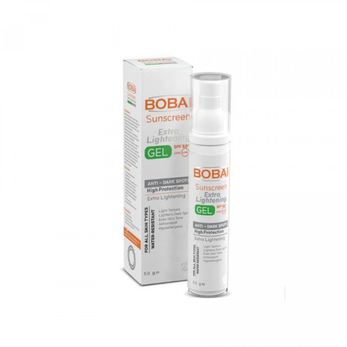 Bobai Sunscreen Tinted Extra Lightening gel-Anti Dark Spots spf 50  | Veela Beauty