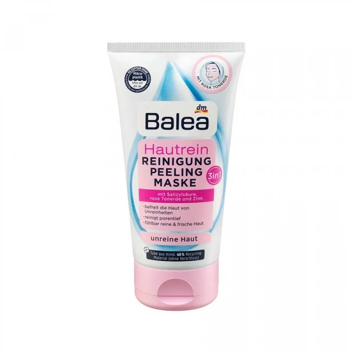 Balea Hautrein 3in1 Cleansing Peeling Mask with Salicylic