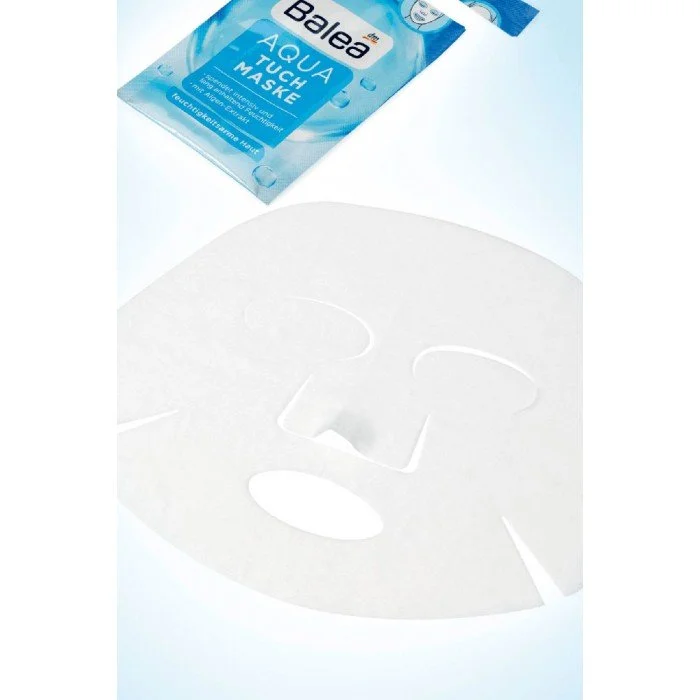 Balea aqua sheet mask 1 pc Provides intensive and long-lasting moisture With algae