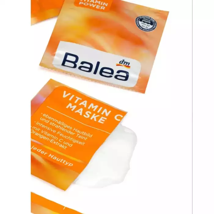 The Balea Vitamin C Mask supplies the skin with valuable