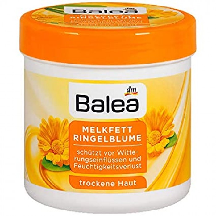 Cares for dry skinProtects against the effects of the weather & moisture lossIdeally suitable for massageSkin compatibility dermatologically confirmedFor a strong resistance of the skin: the Balea milking fat calendula w | Veela Beauty | فييلا بيوتي